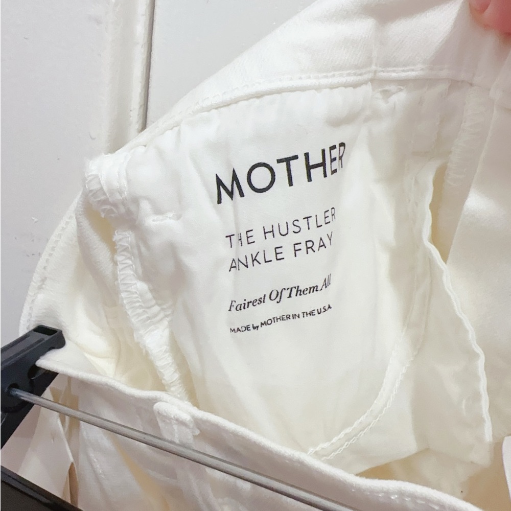 MOTHER The Hustler High-Rise Ankle Fray Jeans - Picture 6 of 7